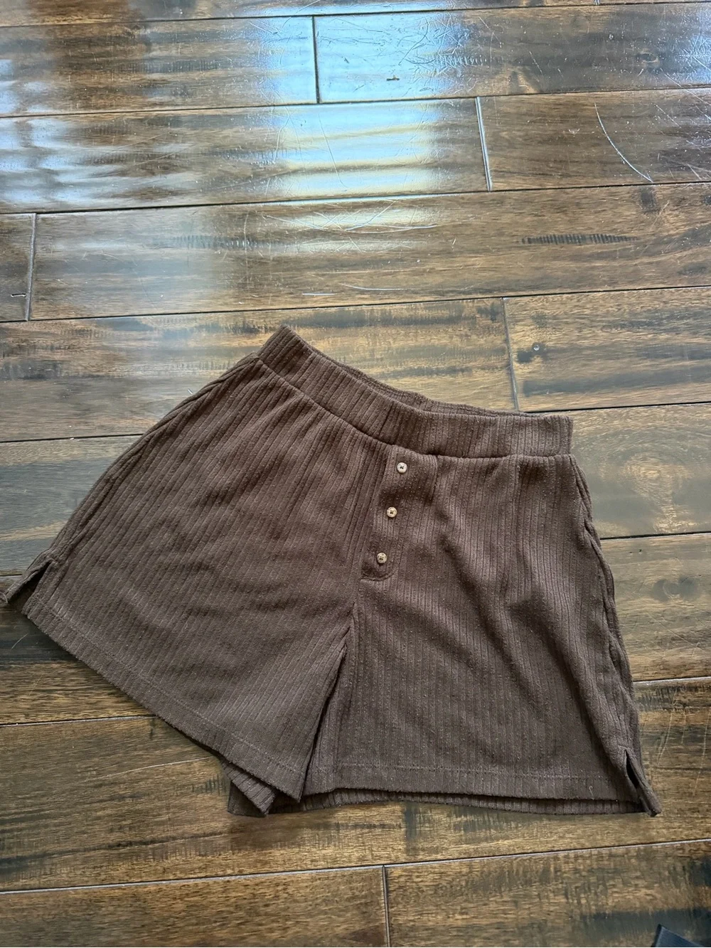 A&F Ribbed Sleep Shorts - Picture 2 of 5